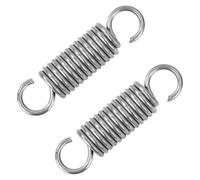 GUNGY Resortes de Extensión 55mm Muelles de Tensión con Gancho Muelle de Acero Inoxidable Diámetro Exterior 15mm Diámetro Alambre 2,2mm Fuerza Resorte 11,8kg 2 Piezas