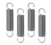 GUNGY Resortes de Extensión 55mm Muelles de Tensión con Gancho Muelle de Acero Inoxidable Diámetro Exterior 12mm Diámetro Alambre 1,2 mm Fuerza Resorte 3,2KG 4 Piezas