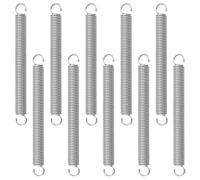 GUNGY Resortes de Extensión 60mm Muelles de Tensión con Gancho Muelle de Acero Inoxidable Diámetro Exterior 6mm Diámetro Alambre 0,8 mm Fuerza Resorte 1,76KG 10 Piezas