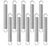 GUNGY Resortes de Extensión 60mm Muelles de Tensión con Gancho Muelle de Acero Inoxidable Diámetro Exterior 8mm Diámetro Alambre 1,2 mm Fuerza Resorte 4,20KG 10 Piezas