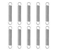 GUNGY Resortes de Extensión 60mm Muelles de Tensión con Gancho Muelle de Acero Inoxidable Diámetro Exterior 10mm Diámetro Alambre 1,1 mm Fuerza Resorte 2,37KG 10 Piezas