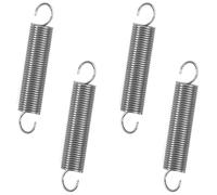 GUNGY Resortes de Extensión 65mm Muelles de Tensión con Gancho 90 Grados Muelle de Acero Inoxidable Diámetro Exterior 12mm Diámetro Alambre 1,2 mm Fuerza Resorte 3,2KG 4 Piezas