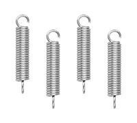 GUNGY Resortes de Extensión 65mm Muelles de Tensión con Gancho 90 Grados Muelle de Acero Inoxidable Diámetro Exterior 12mm Diámetro Alambre 2,0 mm Fuerza Resorte 12,3KG 4 Piezas