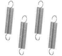 GUNGY Resortes de Extensión 65mm Muelles de Tensión con Gancho 90 Grados Muelle de Acero Inoxidable Diámetro Exterior 12mm Diámetro Alambre 1,4 mm Fuerza Resorte 4,9KG 4 Piezas