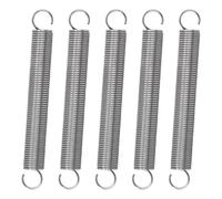 GUNGY Resortes de Extensión 65mm Muelles de Tensión con Gancho Muelle de Acero Inoxidable Diámetro Exterior 8mm Diámetro Alambre 0,8 mm Fuerza Resorte 1,3KG 10 Piezas