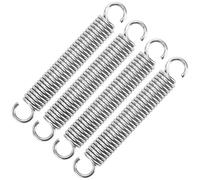 GUNGY Resortes de Extensión 65mm Muelles de Tensión con Gancho Muelle de Acero Inoxidable Diámetro Exterior 10mm Diámetro Alambre 1,6 mm Fuerza Resorte 7,91KG 4 Piezas