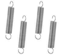 GUNGY Resortes de Extensión 70mm Muelles de Tensión con Gancho 90 Grados Muelle de Acero Inoxidable Diámetro Exterior 12mm Diámetro Alambre 1,4 mm Fuerza Resorte 4,9KG 4 Piezas