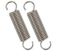 GUNGY Resortes de Extensión 70mm Muelles de Tensión con Gancho Muelle de Acero Inoxidable Diámetro Exterior 16mm Diámetro Alambre 2mm Fuerza Resorte 8,8KG 2 Piezas
