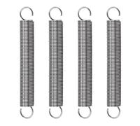 GUNGY Resortes de Extensión 75mm Muelles de Tensión con Gancho Muelle de Acero Inoxidable Diámetro Exterior 10mm Diámetro Alambre 1,0 mm Fuerza Resorte 1,5KG 4 Piezas