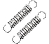 GUNGY Resortes de Extensión 75mm Muelles de Tensión con Gancho Muelle de Acero Inoxidable Diámetro Exterior 16mm Diámetro Alambre 2,0 mm Fuerza Resorte 8,80KG 2 Piezas