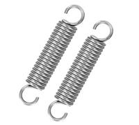 GUNGY Resortes de Extensión 80mm Muelles de Tensión con Gancho Muelle de Acero Inoxidable Diámetro Exterior 16mm Diámetro Alambre 2,5mm Fuerza Resorte 19KG 2 Piezas
