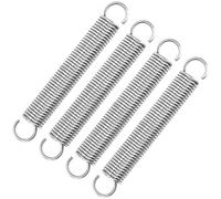 GUNGY Resortes de Extensión 80mm Muelles de Tensión con Gancho Muelle de Acero Inoxidable Diámetro Exterior 12mm Diámetro Alambre 1,4 mm Fuerza Resorte 4,87KG 4 Piezas