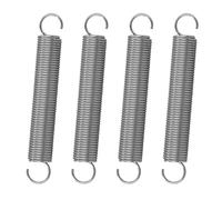 GUNGY Resortes de Extensión 80mm Muelles de Tensión con Gancho Muelle de Acero Inoxidable Diámetro Exterior 12mm Diámetro Alambre 1,2 mm Fuerza Resorte 3,2KG 4 Piezas