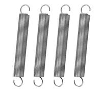 GUNGY Resortes de Extensión 90mm Muelles de Tensión con Gancho Muelle de Acero Inoxidable Diámetro Exterior 12mm Diámetro Alambre 1,2 mm Fuerza Resorte 3,2KG 4 Piezas