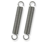 GUNGY Resortes de Extensión 90mm Muelles de Tensión con Gancho Muelle de Acero Inoxidable Diámetro Exterior 15mm Diámetro Alambre 2,2mm Fuerza Resorte 11,8KG 2 Piezas