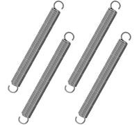 GUNGY Resortes de Tensión 100mm Muelles de Extensión con Gancho Muelle de Acero Inoxidable Diámetro Exterior 10mm Diámetro Alambre 1,2mm Fuerza Resorte 3,2KG 4 Piezas