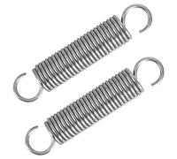 GUNGY Resortes de Tensión 100mm Muelles de Extensión con Gancho Muelle de Acero Inoxidable Diámetro Exterior 20mm Diámetro Alambre 2,5mm Fuerza Resorte 12KG 2 Piezas