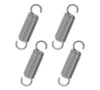 GUNGY Resortes de Tensión 50mm Muelles de Extensión con Gancho Muelle de Acero Inoxidable Diámetro Exterior 12mm Diámetro Alambre 1,6mm Fuerza Resorte 6,4KG 4 Piezas