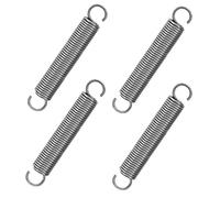 GUNGY Resortes de Tensión 60mm Muelles de Extensión con Gancho Muelle de Acero Inoxidable Diámetro Exterior 10mm Diámetro Alambre 1,2mm Fuerza Resorte 3,2KG 4 Piezas