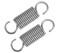 GUNGY Resortes de Tensión 70mm Muelles de Extensión con Gancho Muelle de Acero Inoxidable Diámetro Exterior 20mm Diámetro Alambre 2,5mm Fuerza Resorte 13KG 2 Piezas