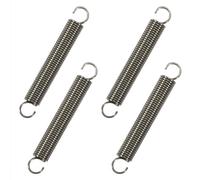 GUNGY Resortes de Tensión 70mm Muelles de Extensión con Gancho Muelle de Acero Inoxidable Diámetro Exterior 10mm Diámetro Alambre 1,2mm Fuerza Resorte 3,16KG 4 Piezas