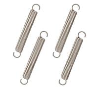 GUNGY Resortes de Tensión 80mm Muelles de Extensión con Gancho Muelle de Acero Inoxidable Diámetro Exterior 10mm Diámetro Alambre 1,6mm Fuerza Resorte 8KG 4 Piezas