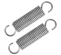 GUNGY Resortes de Tensión 90mm Muelles de Extensión con Gancho Muelle de Acero Inoxidable Diámetro Exterior 20mm Diámetro Alambre 2,5mm Fuerza Resorte 12,5KG 2 Piezas