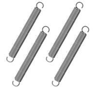 GUNGY Resortes de Tensión 90mm Muelles de Extensión con Gancho Muelle de Acero Inoxidable Diámetro Exterior 10mm Diámetro Alambre 1,2mm Fuerza Resorte 3,2KG 4 Piezas