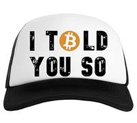 Gunmant I Told You So Bitcoin Gorra Clásica De Béisbol para Hombre y Mujer Unisex Ajustable Snapback Baseball Cap