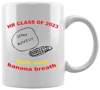 GUNMANTOR Aléjate, Aliento De Plátano Taza Blanca De Cerámica Hogar De Oficina De La Taza Del Agua Té Café