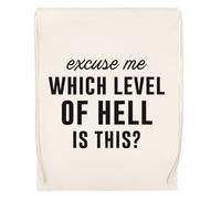 GUNMANTOR Disculpe ¿Qué Nivel De Infierno Es Este Beige Deporte Bolsa el Gimnasio Duradera Respetuosa con el medio ambiente