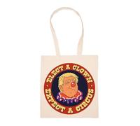 GUNMANTOR Elige Un Payaso Trump Payaso Bolsa De Compras Beige Durable Reutilizable Eco Friendly Reusable Shopping Bag