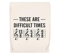 GUNMANTOR Estos Son Tiempos Difíciles Beige Deporte Bolsa el Gimnasio Duradera Respetuosa con el medio ambiente