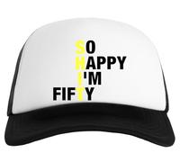 GUNMANTOR Estoy Tan Feliz De Tener Cincuenta Años. Gorra Clásica De Béisbol para Hombre y Mujer Unisex