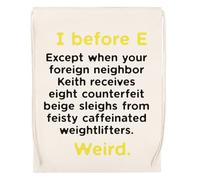 GUNMANTOR G e La Gramática Inglesa Beige Deporte Bolsa el Gimnasio Duradera Respetuosa con el medio ambiente