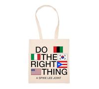 GUNMANTOR Haz Lo Correcto Bolsa De Compras Beige Durable Reutilizable Eco Friendly Reusable Shopping Bag