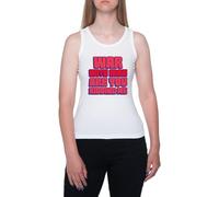 GUNMANTOR ¿La Guerra con Irán Es Broma Camiseta Weißes T-Shirt Damen Mit Kurzen Ärmeln Und Rundem Hals