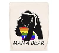 GUNMANTOR Mamá Osa Del Orgullo Gay Beige Deporte Bolsa el Gimnasio Duradera Respetuosa con el medio ambiente