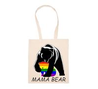GUNMANTOR Mamá Osa Del Orgullo Gay Bolsa De Compras Beige Durable Reutilizable Eco Friendly Reusable Shopping Bag