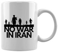 GUNMANTOR Paz Entre Israel E Irán Taza Blanca De Cerámica Hogar De Oficina De La Taza Del Agua Té Café