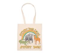 GUNMANTOR Perros Callejeros Bolsa De Compras Beige Durable Reutilizable Eco Friendly Reusable Shopping Bag