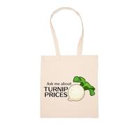 GUNMANTOR Pregúntame Sobre Los Precios Del Nabo Bolsa De Compras Beige Durable Reutilizable Eco Friendly Reusable Shopping Bag