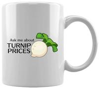 GUNMANTOR Pregúntame Sobre Los Precios Del Nabo Taza Blanca De Cerámica Hogar De Oficina De La Taza Del Agua Té Café