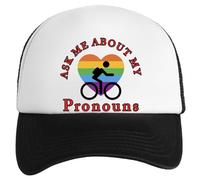 GUNMANTOR Pregúntame sobre Mis Pronombres Gorra Clásica De Béisbol para Niños y Niñas Unisex