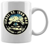 GUNMANTOR Sobreviviente Del Conflicto Entre Israel E Irán Taza Blanca De Cerámica Hogar De Oficina De La Taza Del Agua Té Café