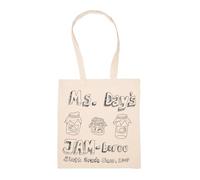GUNMANTOR Sra. Days Jam-Boree Bolsa De Compras Beige Durable Reutilizable Eco Friendly Reusable Shopping Bag