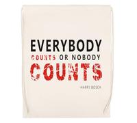 GUNMANTOR Todos Cuentan O Nadie Cuenta Beige Deporte Bolsa el Gimnasio Duradera Respetuosa con el medio ambiente