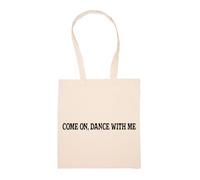 GUNMANTOR Ven A Bailar Conmigo Bolsa De Compras Beige Durable Reutilizable Eco Friendly Reusable Shopping Bag
