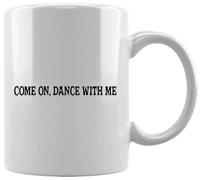 GUNMANTOR Ven A Bailar Conmigo Taza Blanca De Cerámica Hogar De Oficina De La Taza Del Agua Té Café