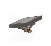 Gunmetal Grey Floor Drain with Gravity Spring Design, Anti-Odor and Anti-Clog Strainer for Versatile Use